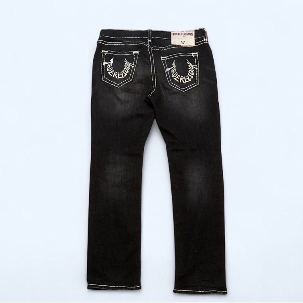 True Religion Ricky Relaxed Straight Men's Black Jeans